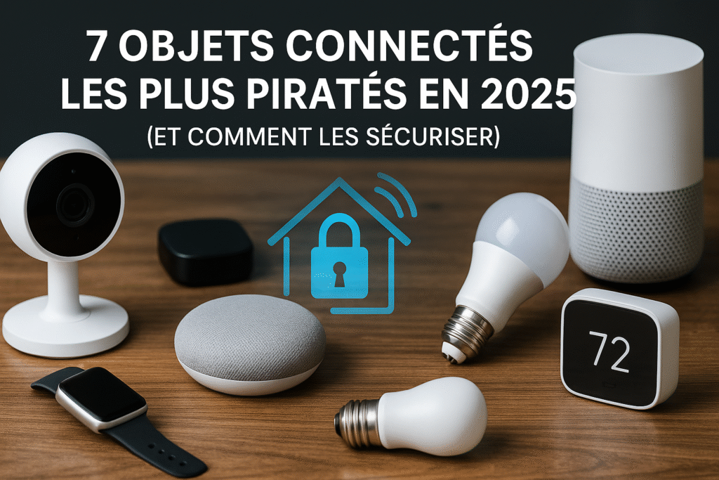 7 objets connectés les plus piratés en 2025 (et comment les sécuriser)
